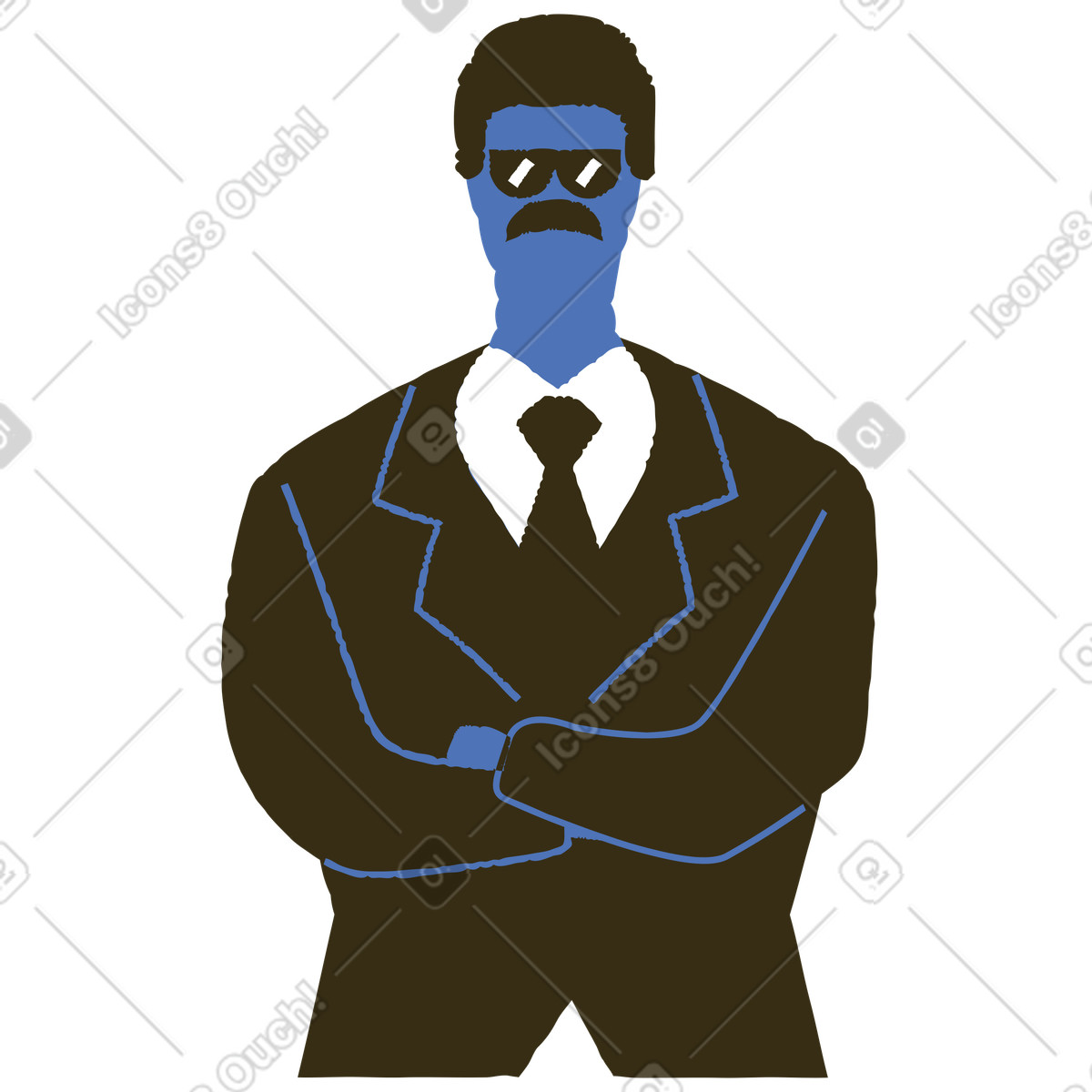 Ilustração de Segurança em no estilo Bermuda para baixar em PNG, SVG
