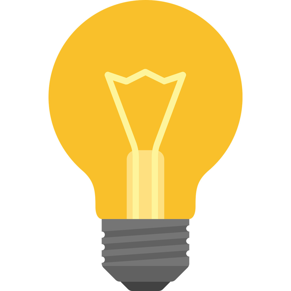 Illustration Light bulb dans le style Fogg à télécharger aux formats PNG, SVG
