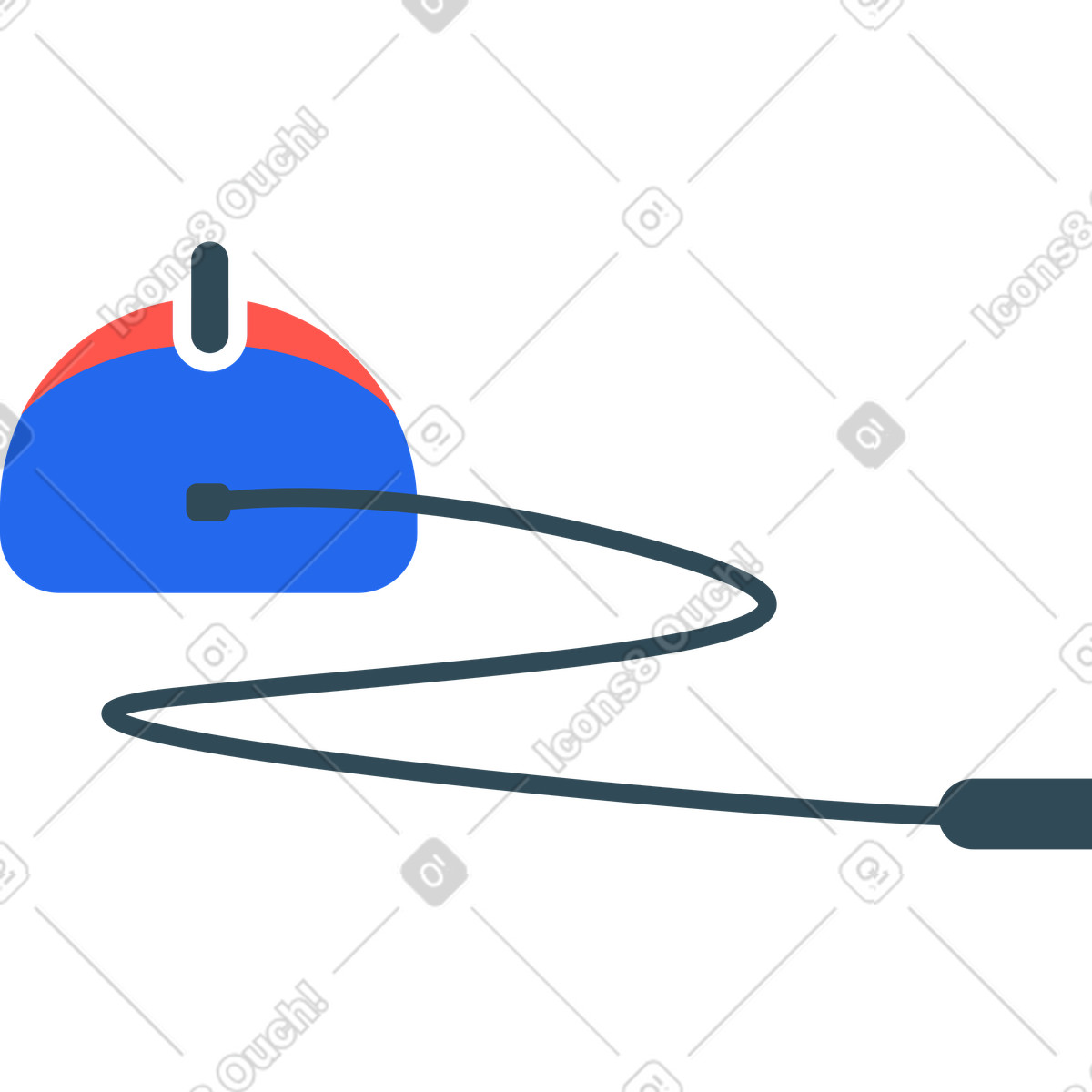 Mouse del computer illustrazione in stile Kingdom scarica in PNG, SVG