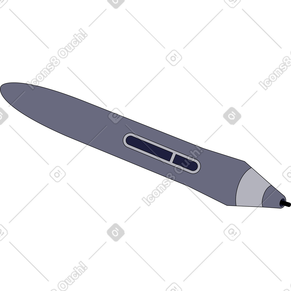 Ilustración Aguja en estilo Pop a descargar en PNG y SVG
