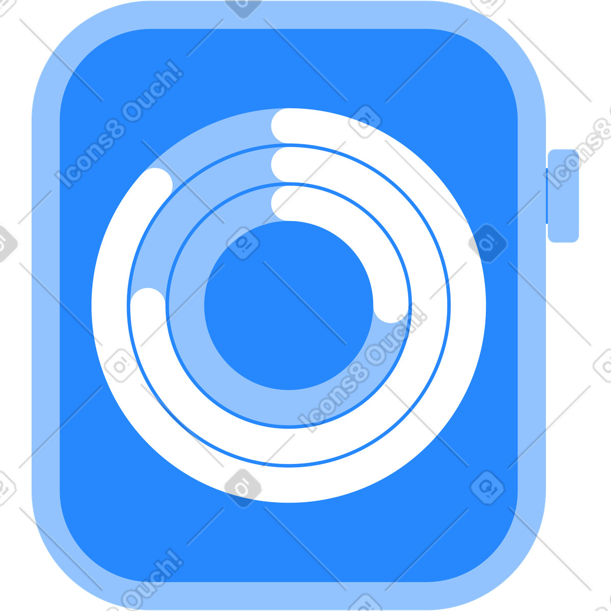 Smart watch illustrazione animata in stile Urban scaricabile in GIF, Lottie (JSON), AE