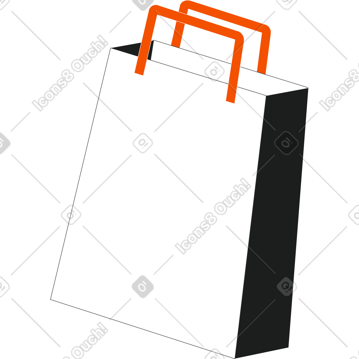 Package illustration in Strict style download in PNG, SVG