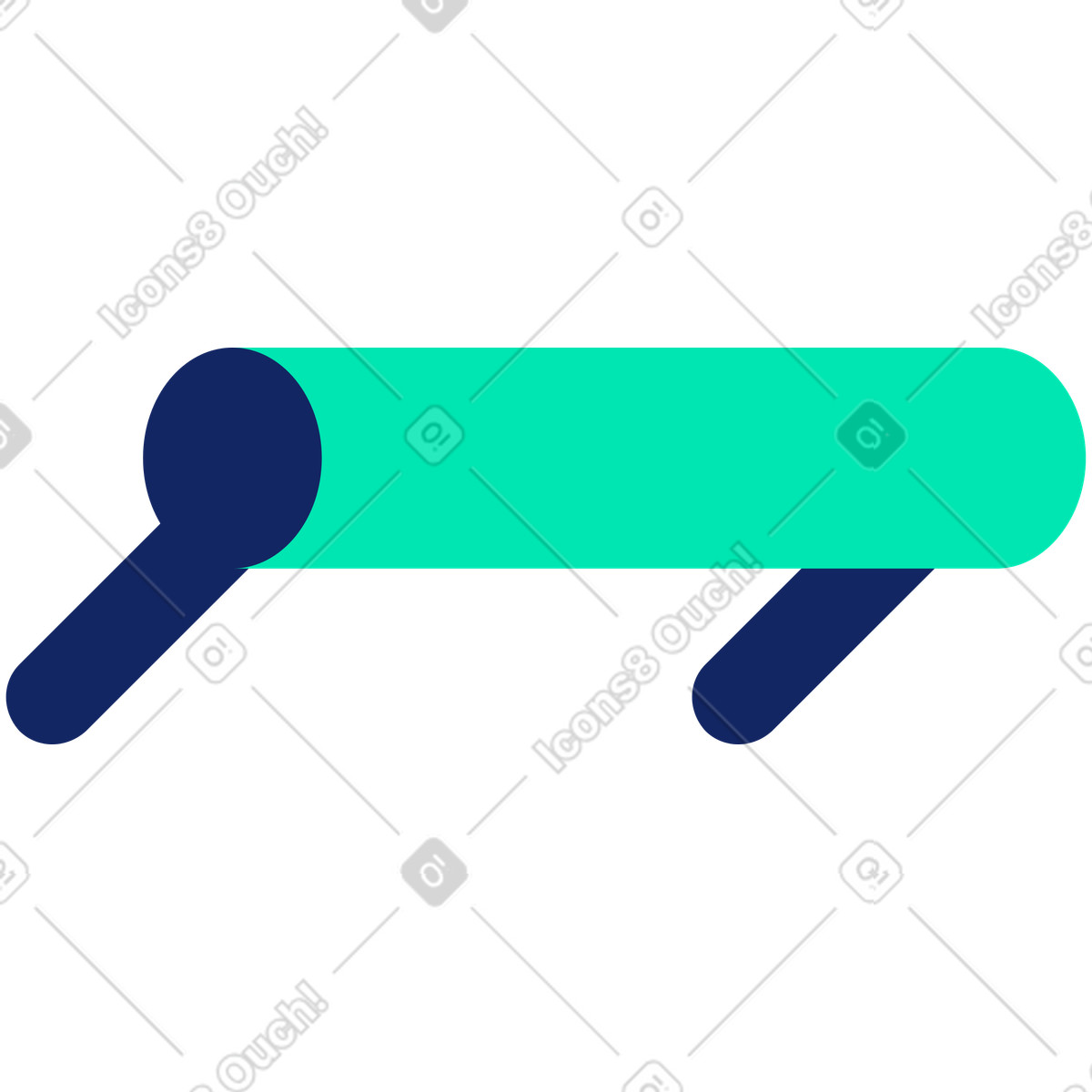 Ilustración Palanca en estilo Cyborg a descargar en PNG y SVG