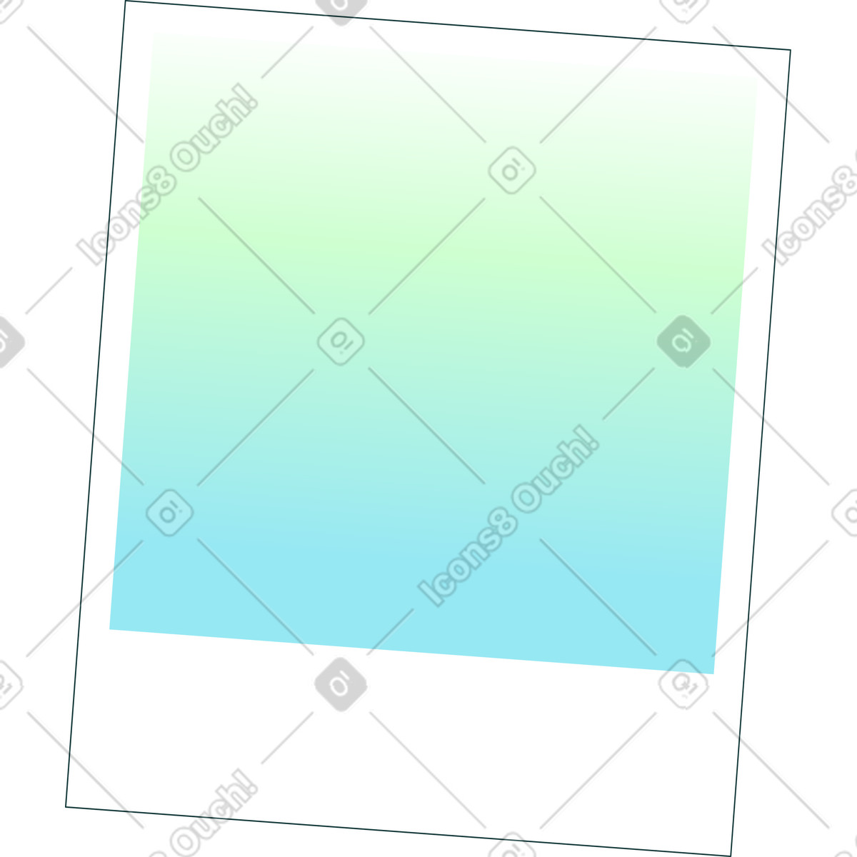 Post sui social media nel frame illustrazione in stile Florid scarica in PNG, SVG