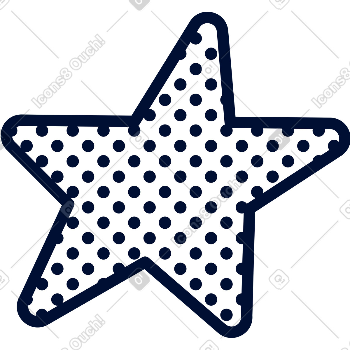Stella illustrazione in stile Blink scarica in PNG, SVG
