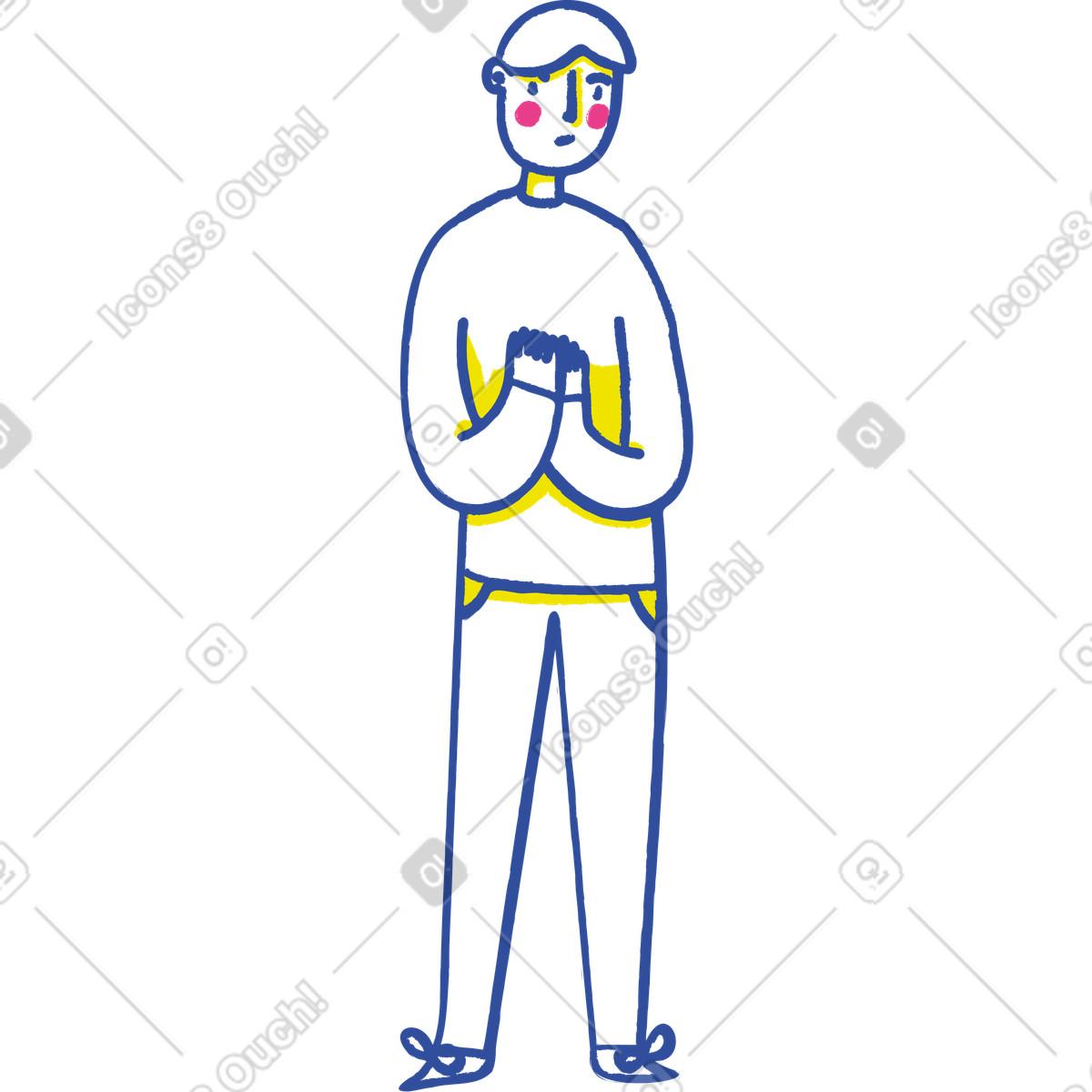 Ilustração de Homem em no estilo Lime para baixar em PNG, SVG