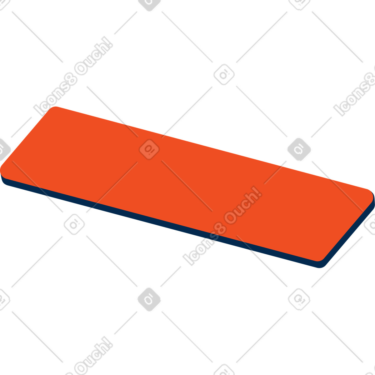 Keyboard illustration in Flame style download in PNG, SVG