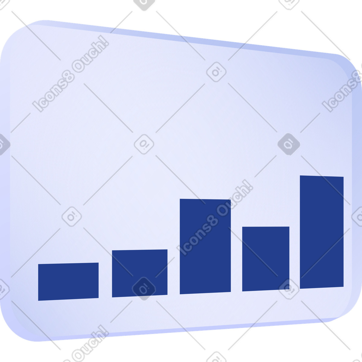 Ilustración Marco translúcido con gráfico en estilo Quantum a descargar en PNG y SVG