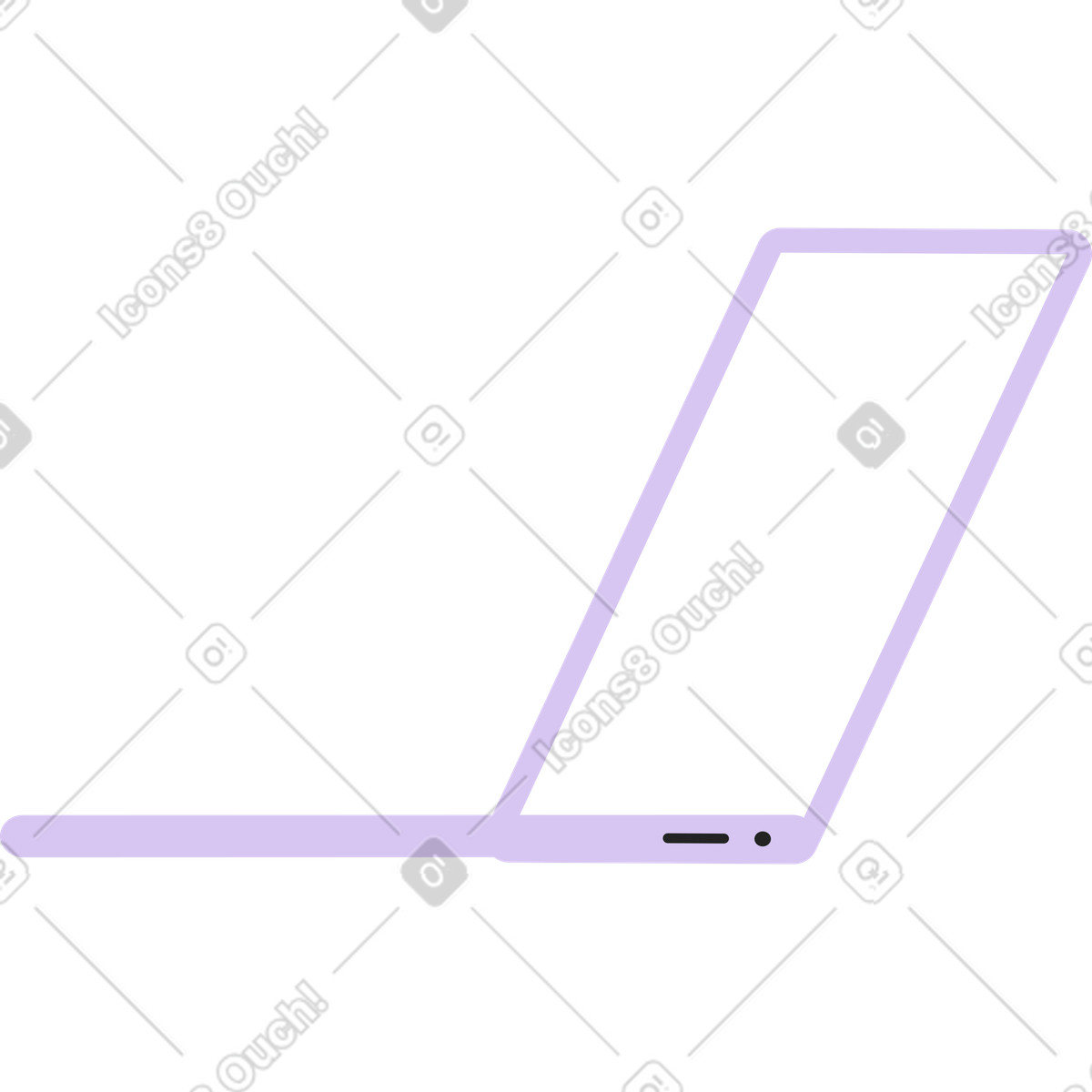 Notizbuch öffnen-Illustration im Sammy Line-Stil als Download in PNG, SVG