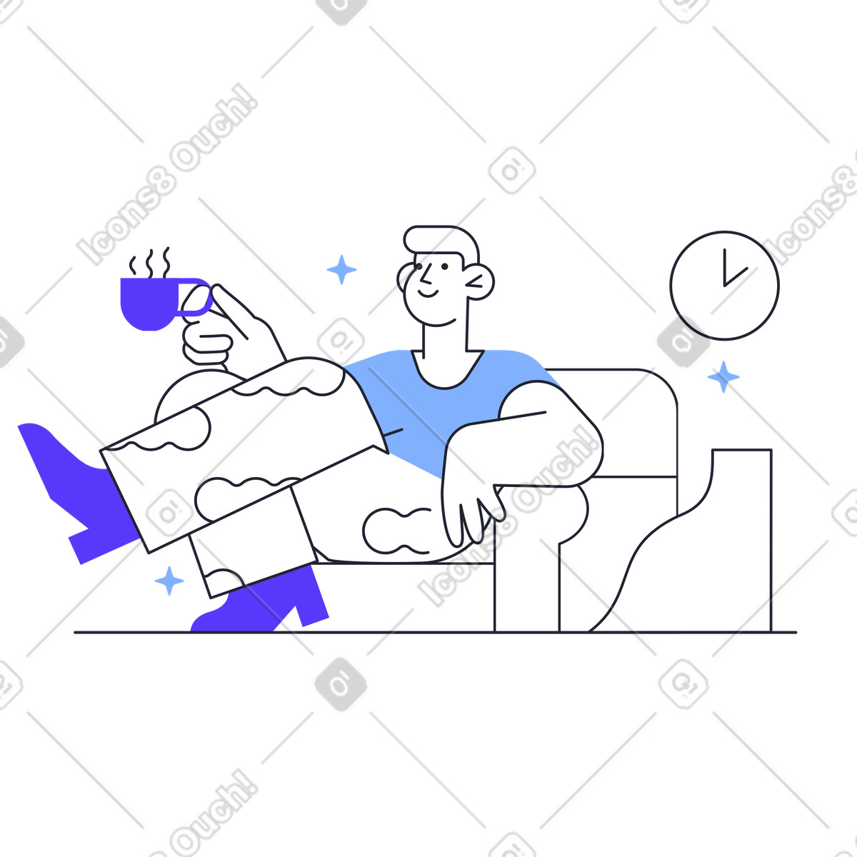 Ilustração de Intervalo em no estilo Pablita para baixar em PNG, SVG