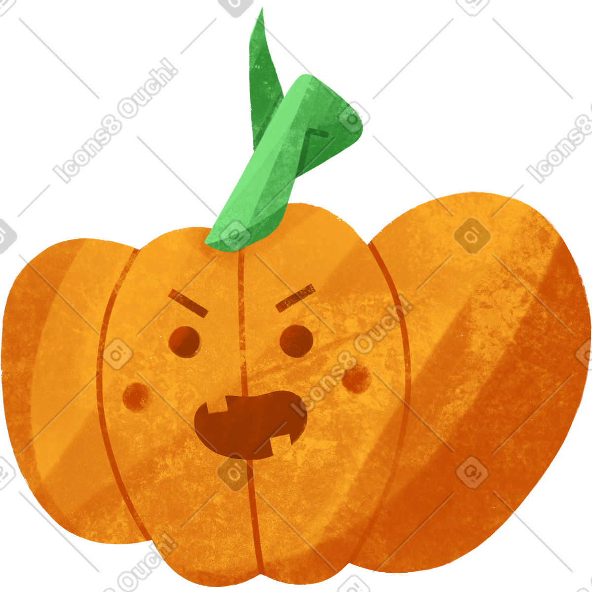 Bonbon 스타일의 호박 일러스트레이션 PNG, SVG 다운로드