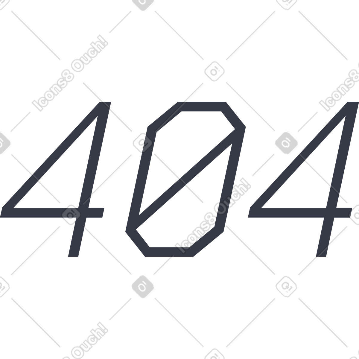 Abstract 스타일의 오류 일러스트레이션 PNG, SVG 다운로드