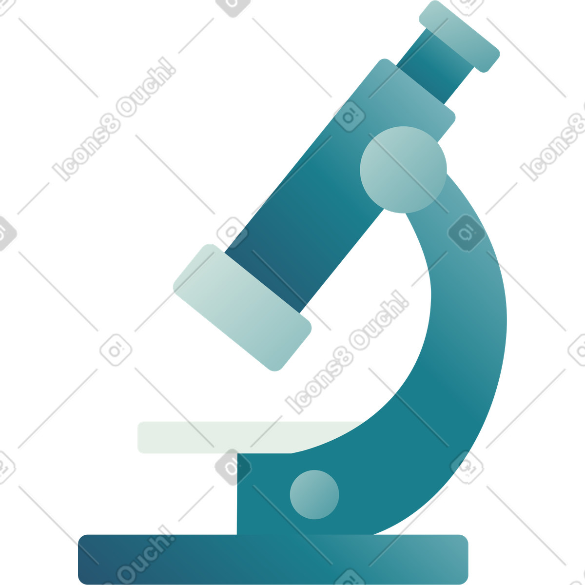 Illustration Microscope dans le style Beam à télécharger aux formats PNG, SVG