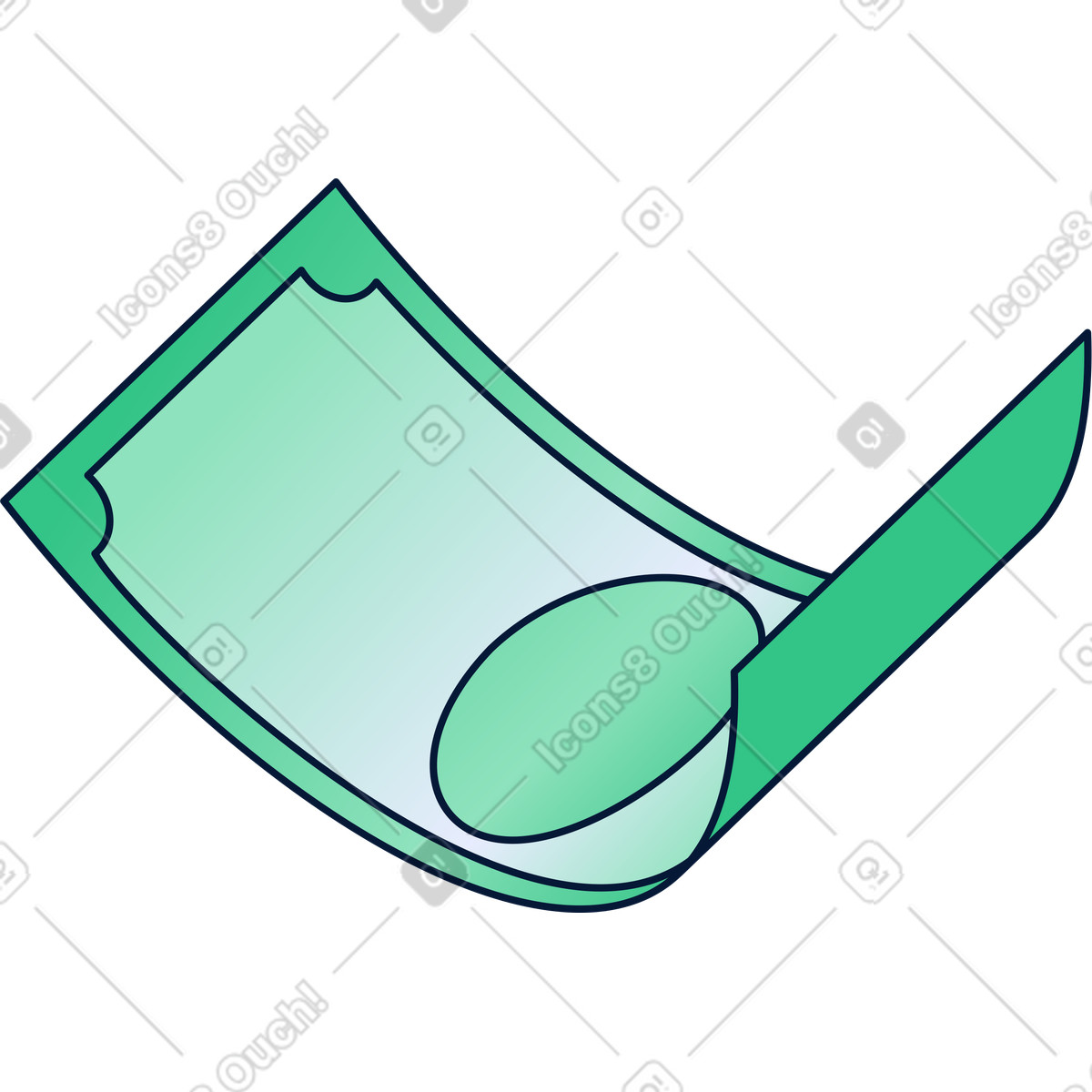 Neat スタイルの 紙幣 のイラストをPNG、SVG形式でダウンロード