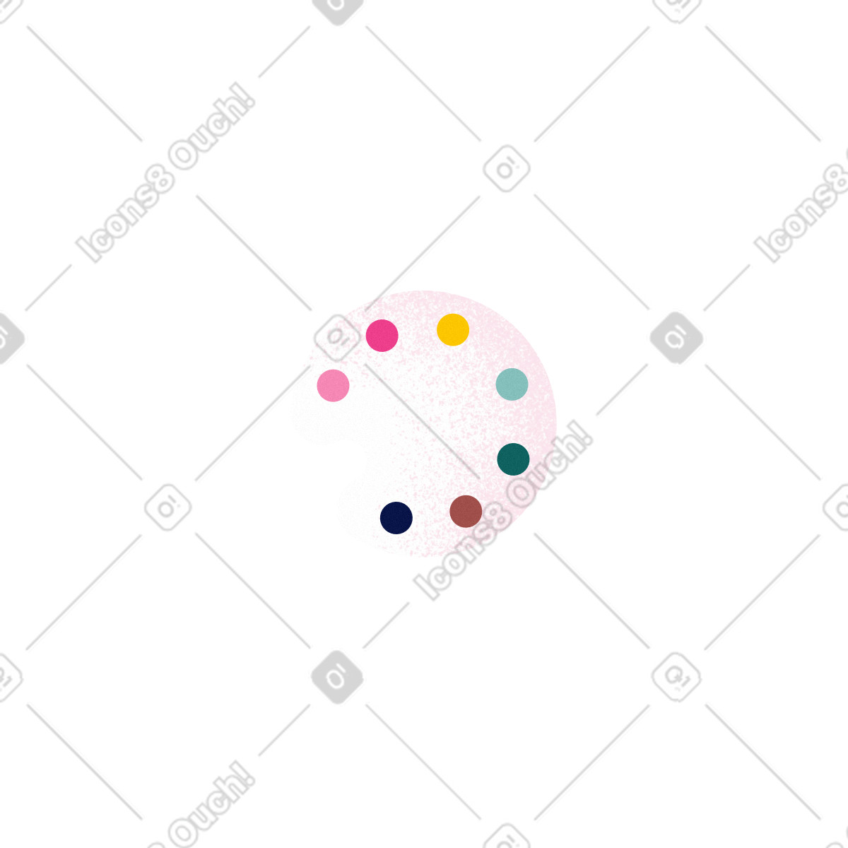 Иллюстрация Color palette в стиле Willowy — скачать в форматах PNG, SVG
