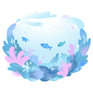 A vibrant underwater scene displays a coral reef teeming with life. The reef is filled with various corals, showcasing a mix of shapes and textures, creating an intricate natural landscape. Numerous colorful fish swim gracefully around the corals, each fish displaying unique patterns and vivid hues. Sunlight filters down through the water, casting shimmering rays and highlighting the diverse marine life. Small sea turtles glide by, adding to the dynamic environment. The overall ambiance is lively, capturing the essence of a flourishing underwater ecosystem.