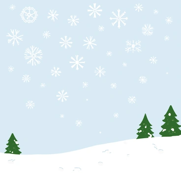 A flurry of snowflakes is cascading down from a soft, cloudy sky, each snowflake distinct in shape and design. Some snowflakes are large, while others are small, glistening in the light, and they twirl as they fall. Each snowflake has a tiny, colorful symbol etched into its surface, representing different wishes from children's hearts, such as toys, animals, and dreams. The ground below is blanketed in a layer of fluffy white snow, and small traces of evergreen trees are visible in the background, partially covered with snow. The atmosphere feels magical and whimsical, as if the wishes carried by the snowflakes are dancing through the air.