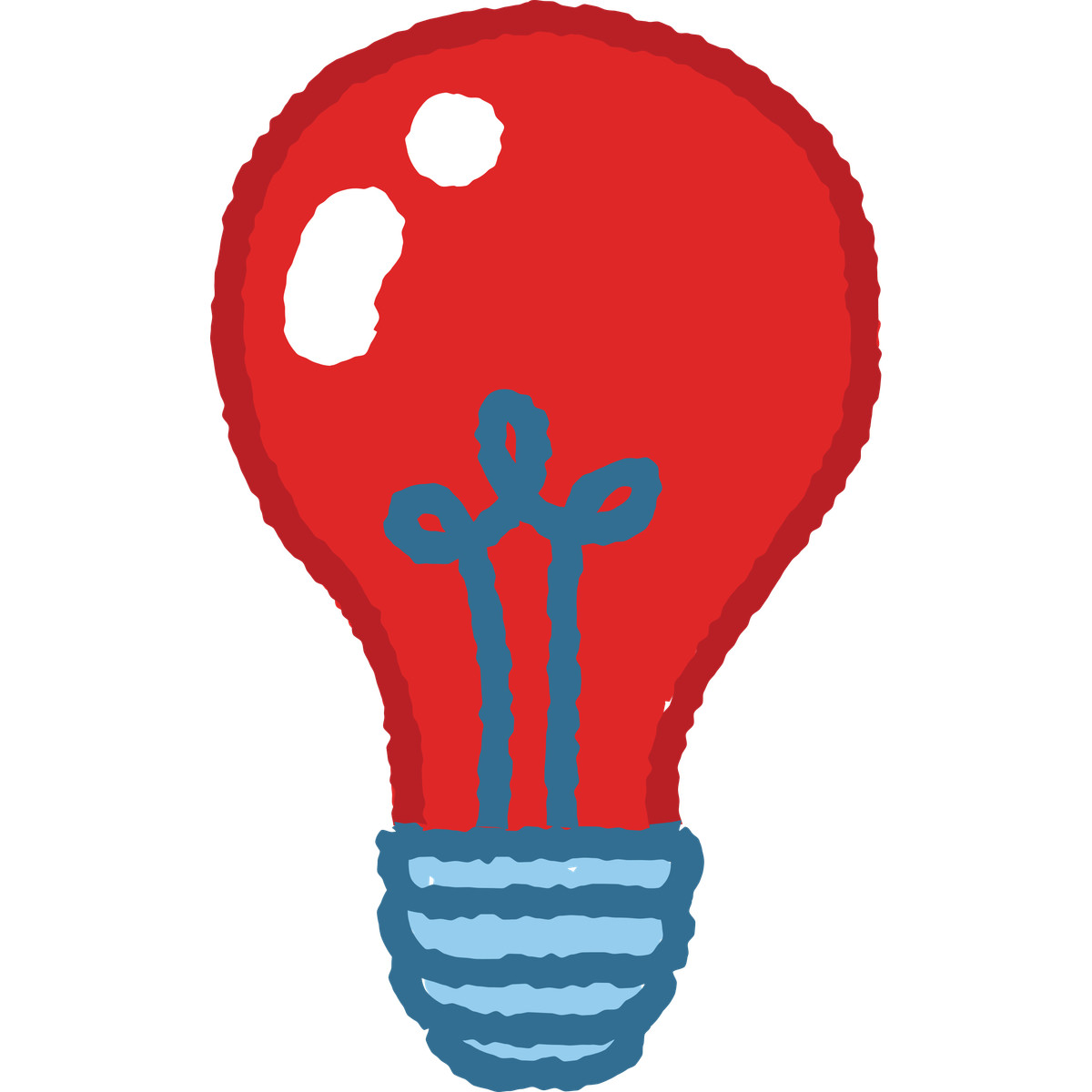 Illustration Light bulb dans le style Cherry à télécharger aux formats PNG, SVG