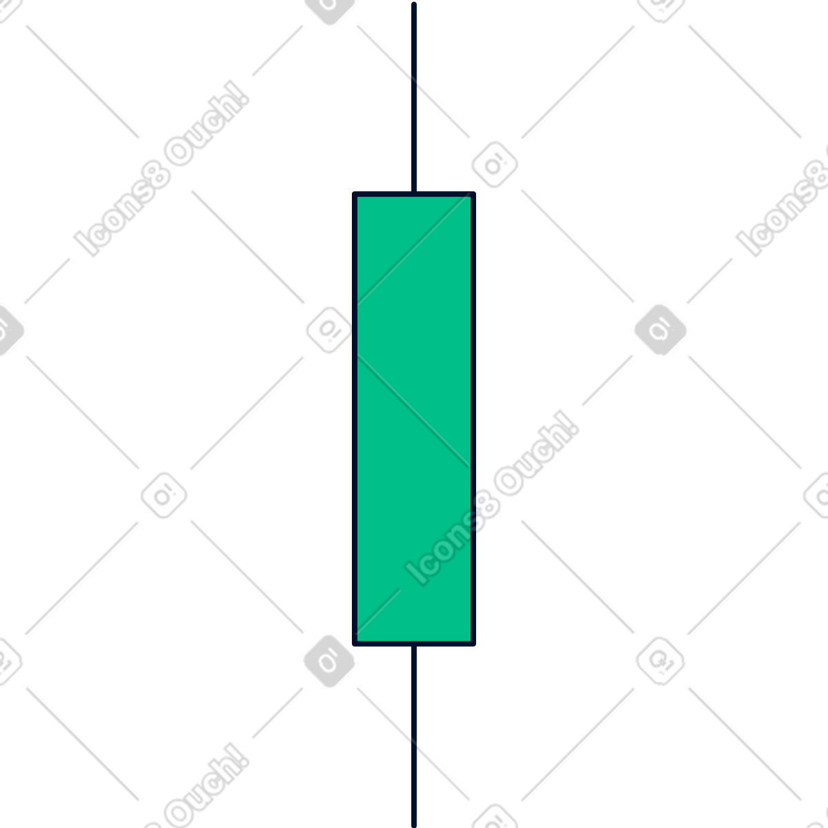 Candeliere illustrazione in stile Teal scarica in PNG, SVG