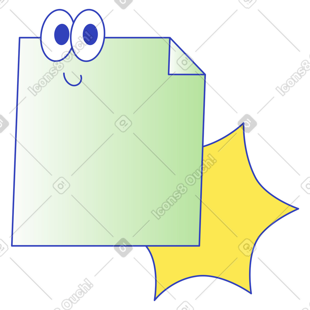 Information storage and organization, Business documentation, File-Illustration im Eyeful-Stil als Download in PNG, SVG