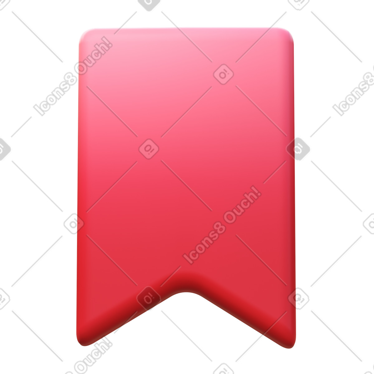 Иллюстрация Bookmark ribbon в PNG и SVG