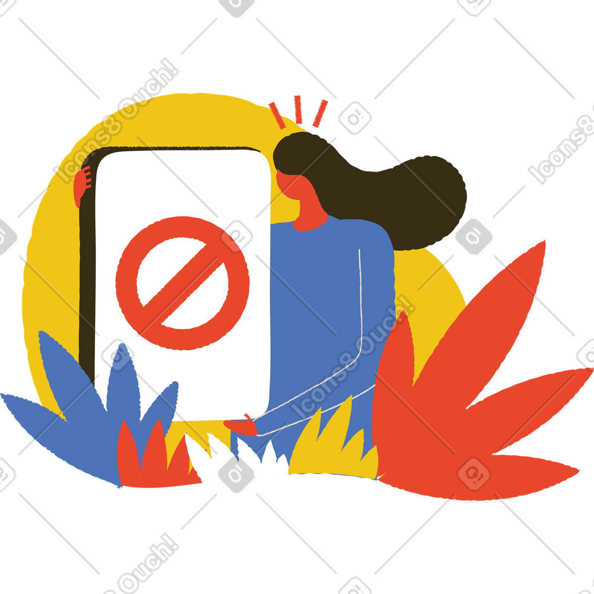 List is empty illustration in PNG, SVG