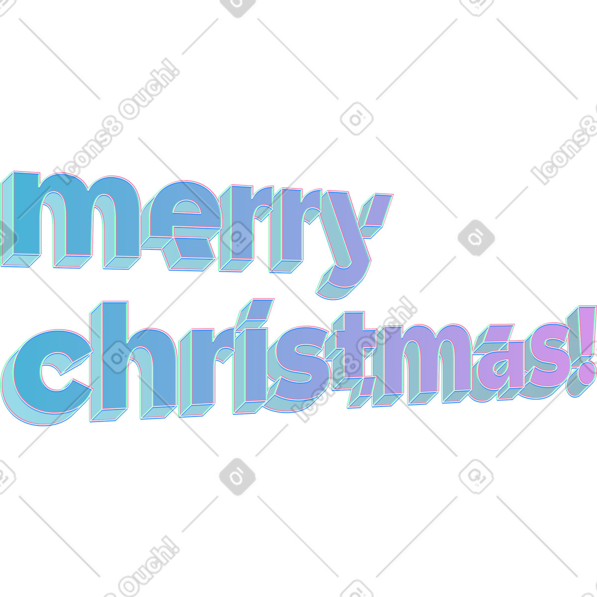 Ilustração de Texto letras feliz natal em no estilo Neon para baixar em PNG, SVG