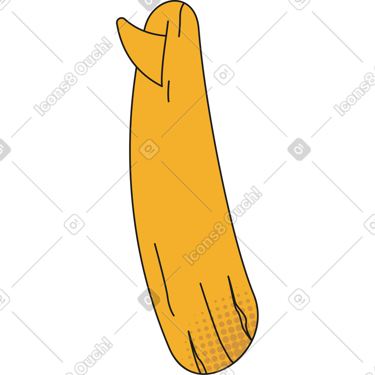 Tavola da surf illustrazione in stile Rubber scarica in PNG, SVG
