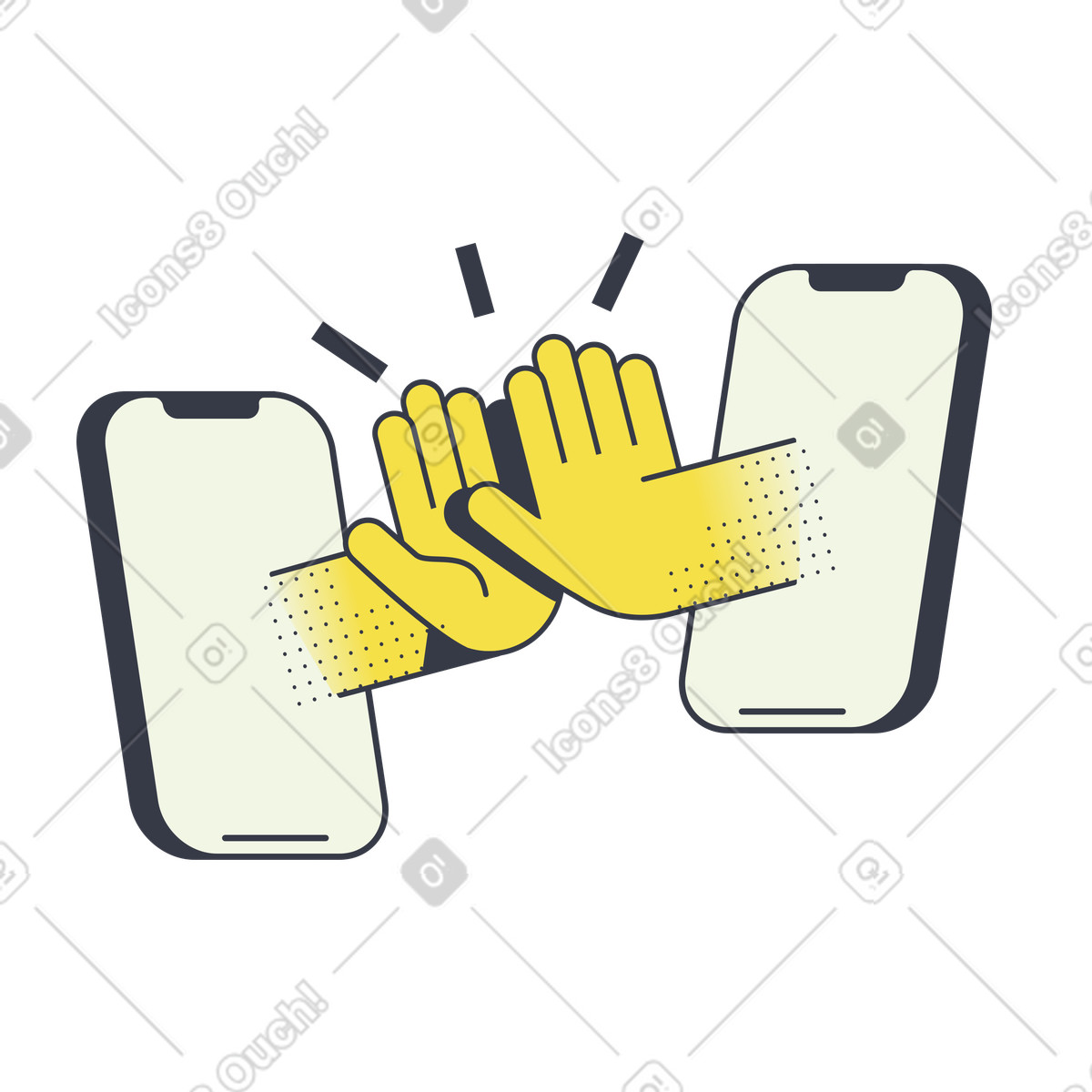 Иллюстрация Связь в стиле Abstract — скачать в форматах PNG, SVG