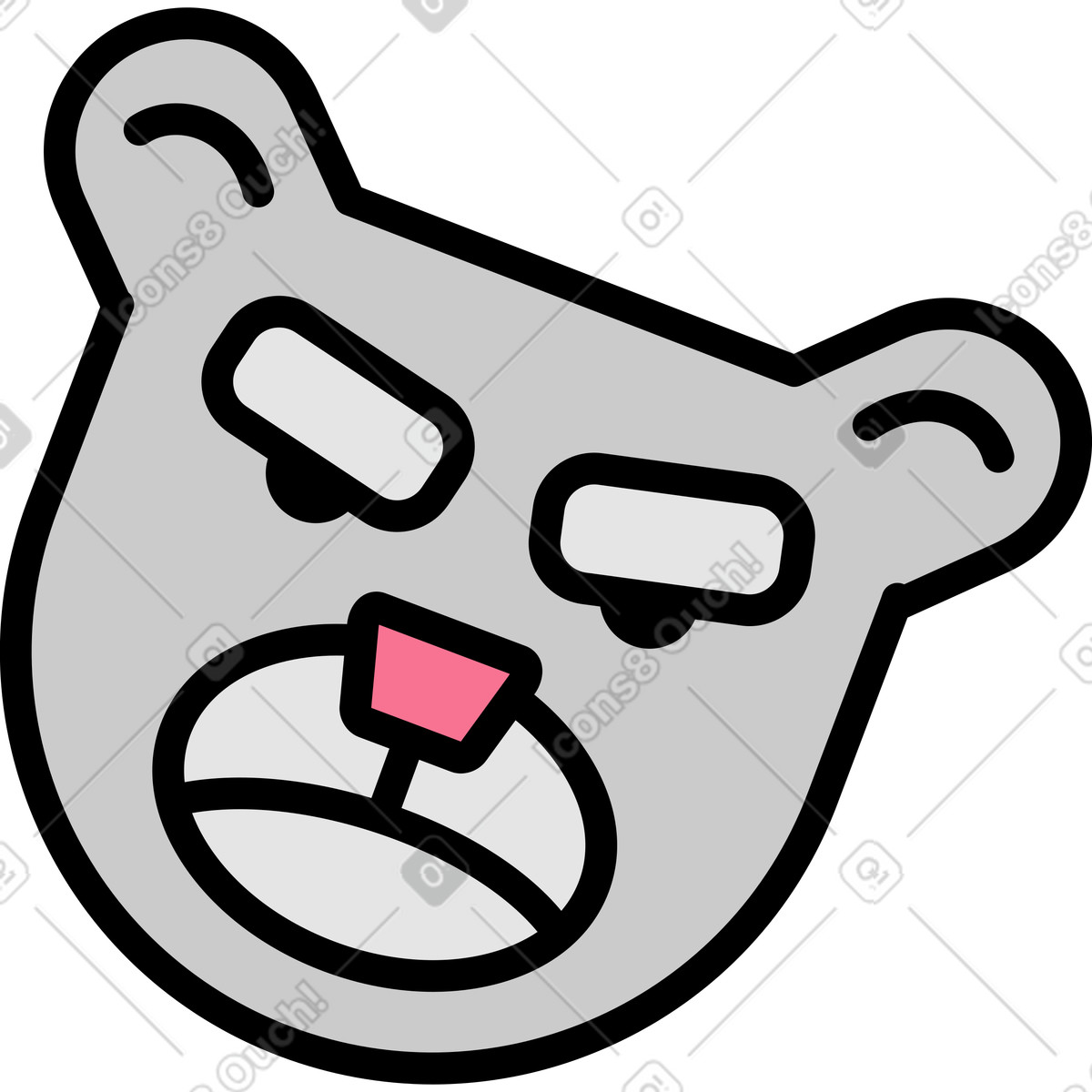 下载 Giggle 风格的 熊 插画，支持 PNG、SVG 格式