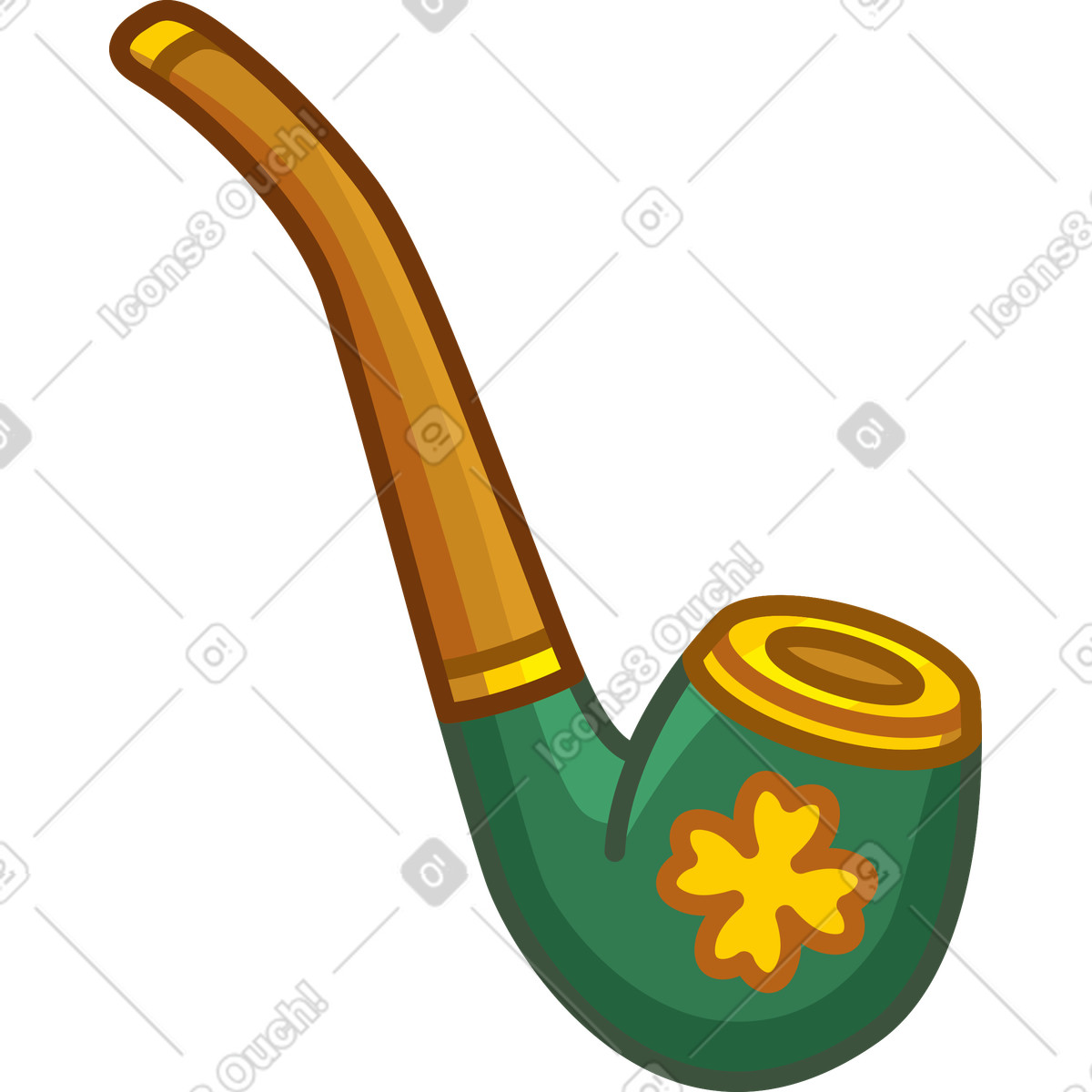 Illustration Pipe dans le style Festicon à télécharger aux formats PNG, SVG