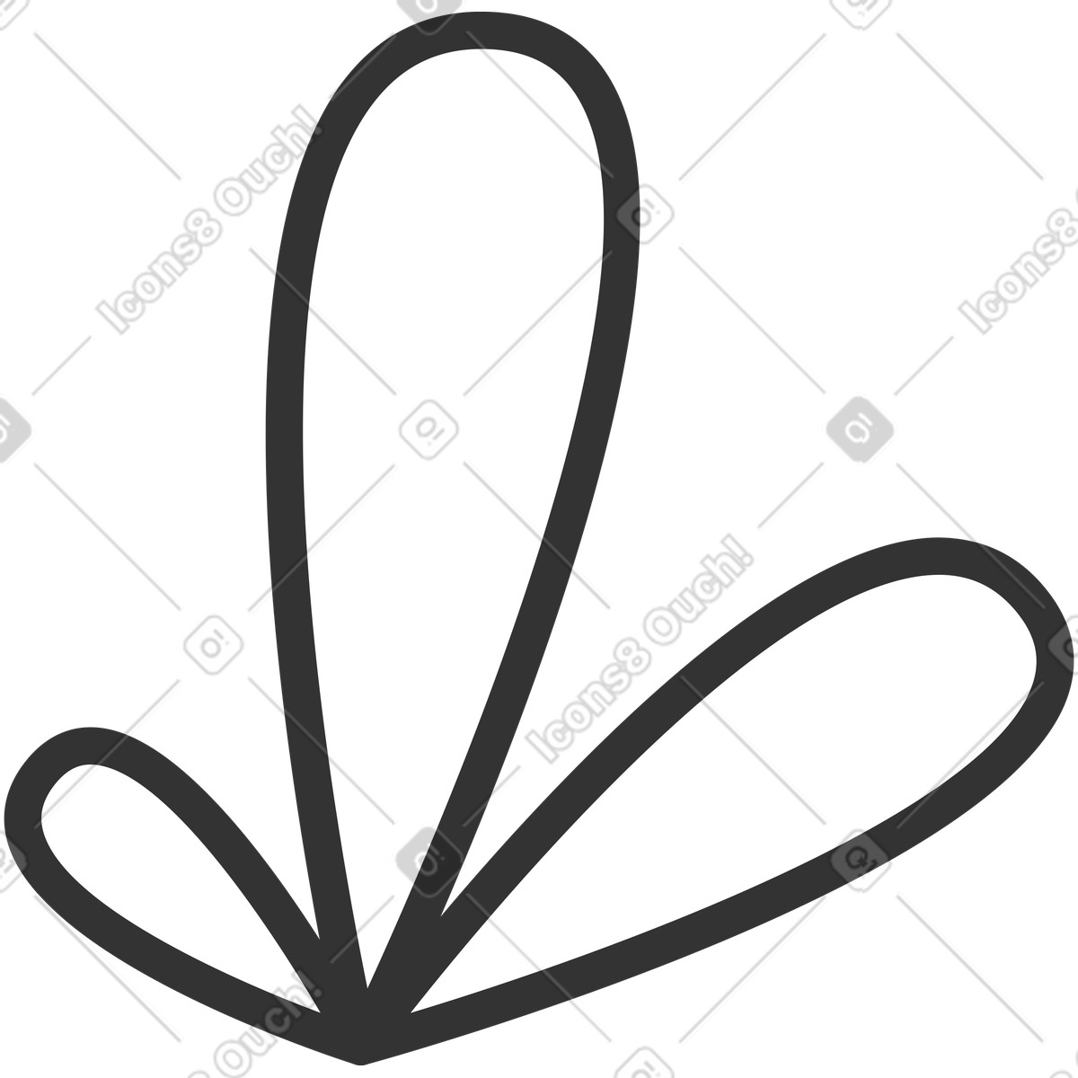Иллюстрация Листья в стиле Crayon — скачать в форматах PNG, SVG