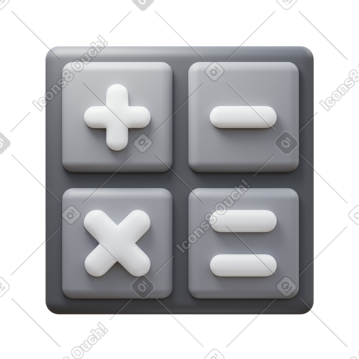下载 3D Fluency 风格的 Math 插画，支持 PNG、SVG 格式