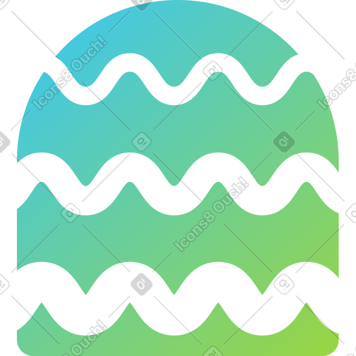 Finestra ad arco sfumato illustrazione in stile Breeze scarica in PNG, SVG