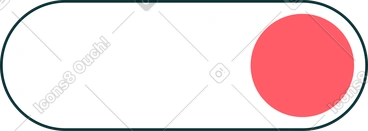 Controle deslizante branco e vermelho PNG, SVG