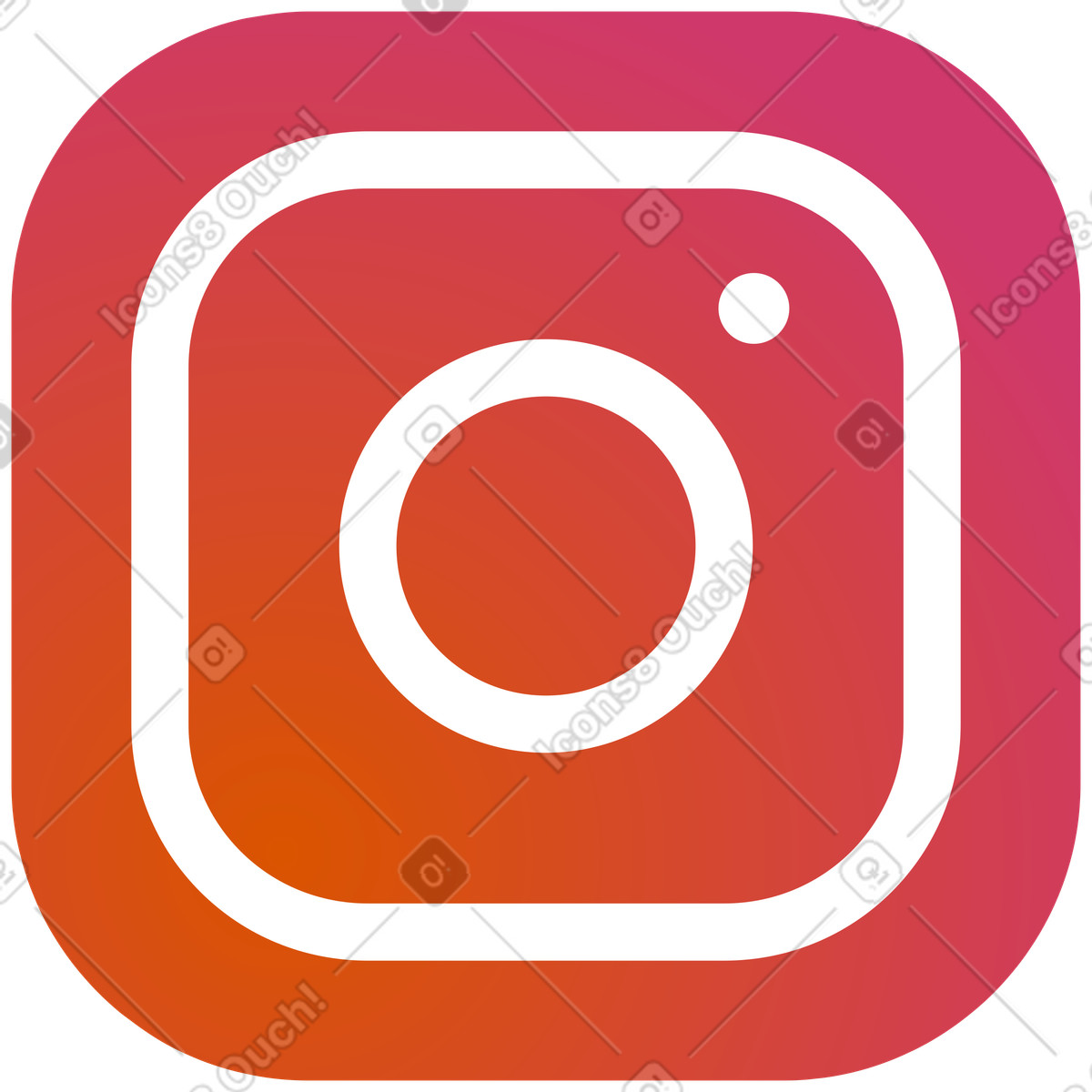 Vector スタイルの インスタグラム のイラストをPNG、SVG形式でダウンロード