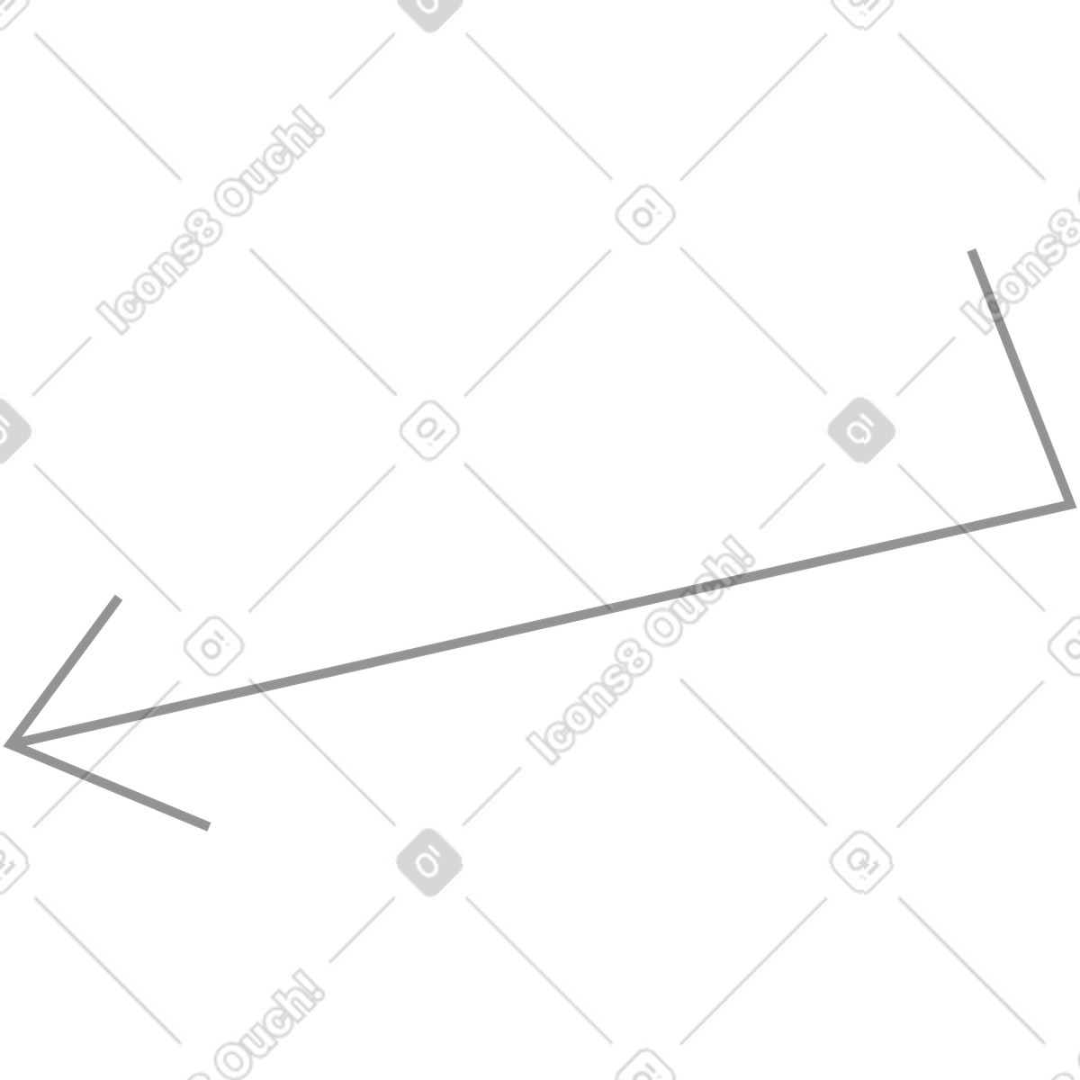 Arrow from keyboard illustration in Concept style download in PNG, SVG