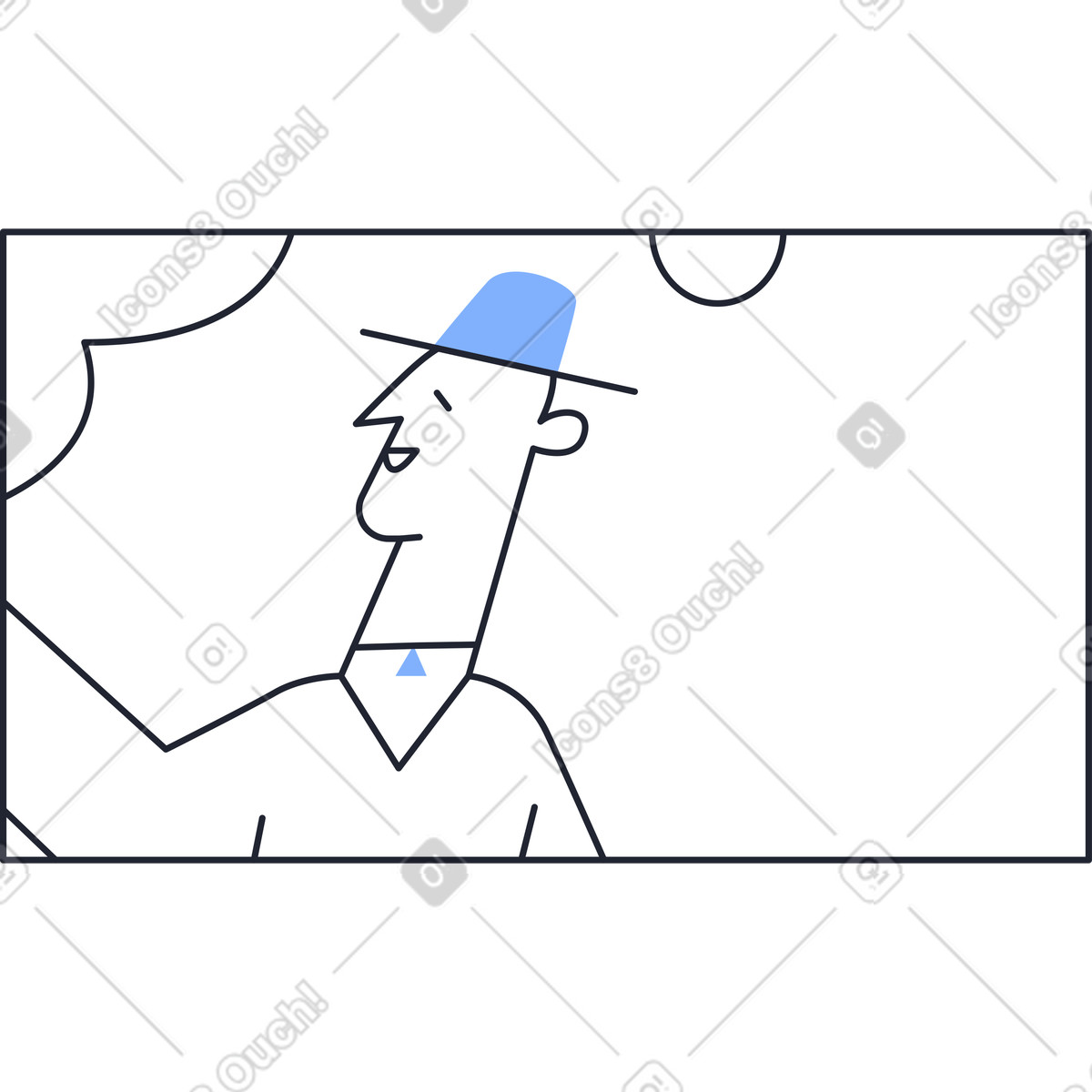 Illustration Film dans le style Pablita à télécharger aux formats PNG, SVG