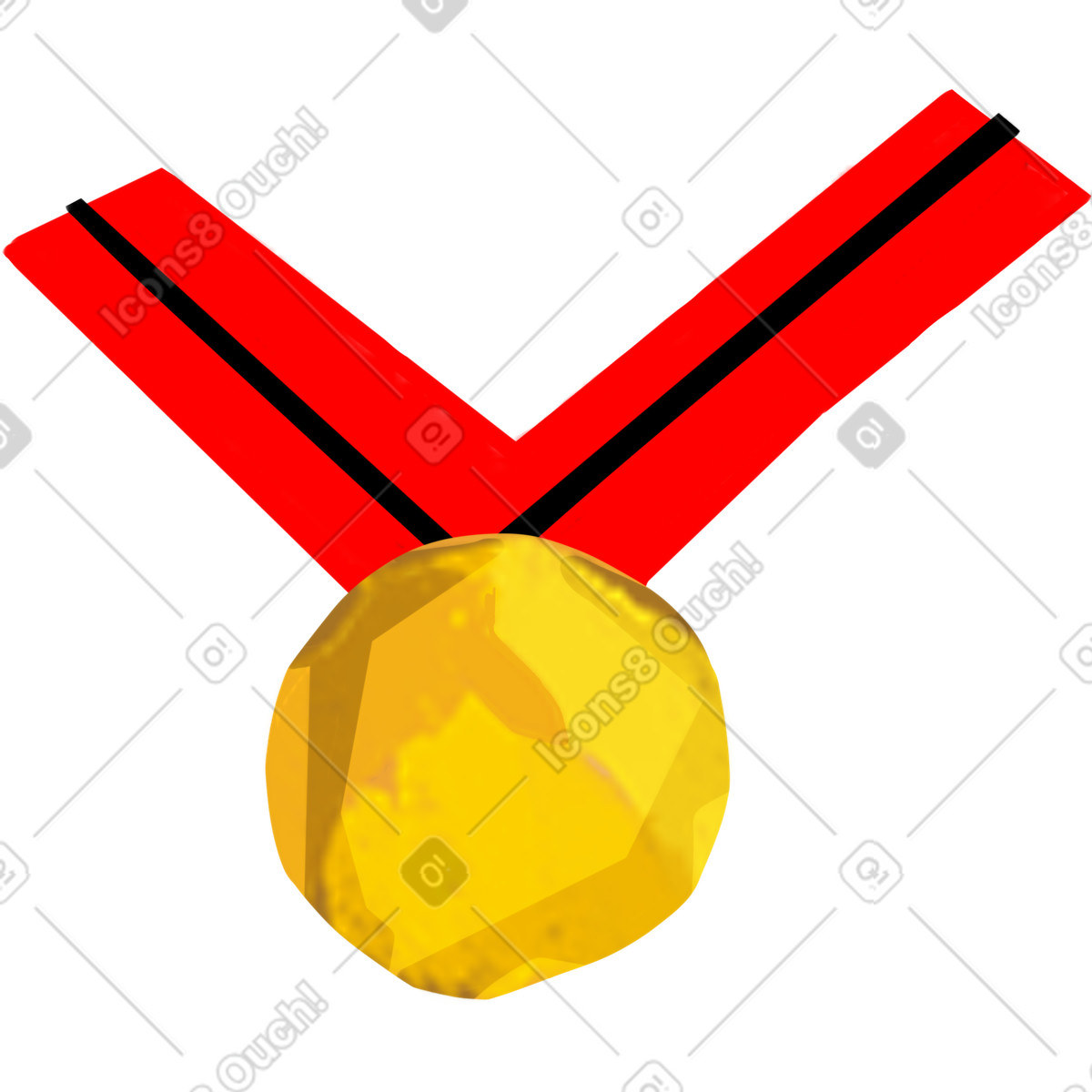 下载 Fabulous 风格的 金牌 插画，支持 PNG、SVG 格式