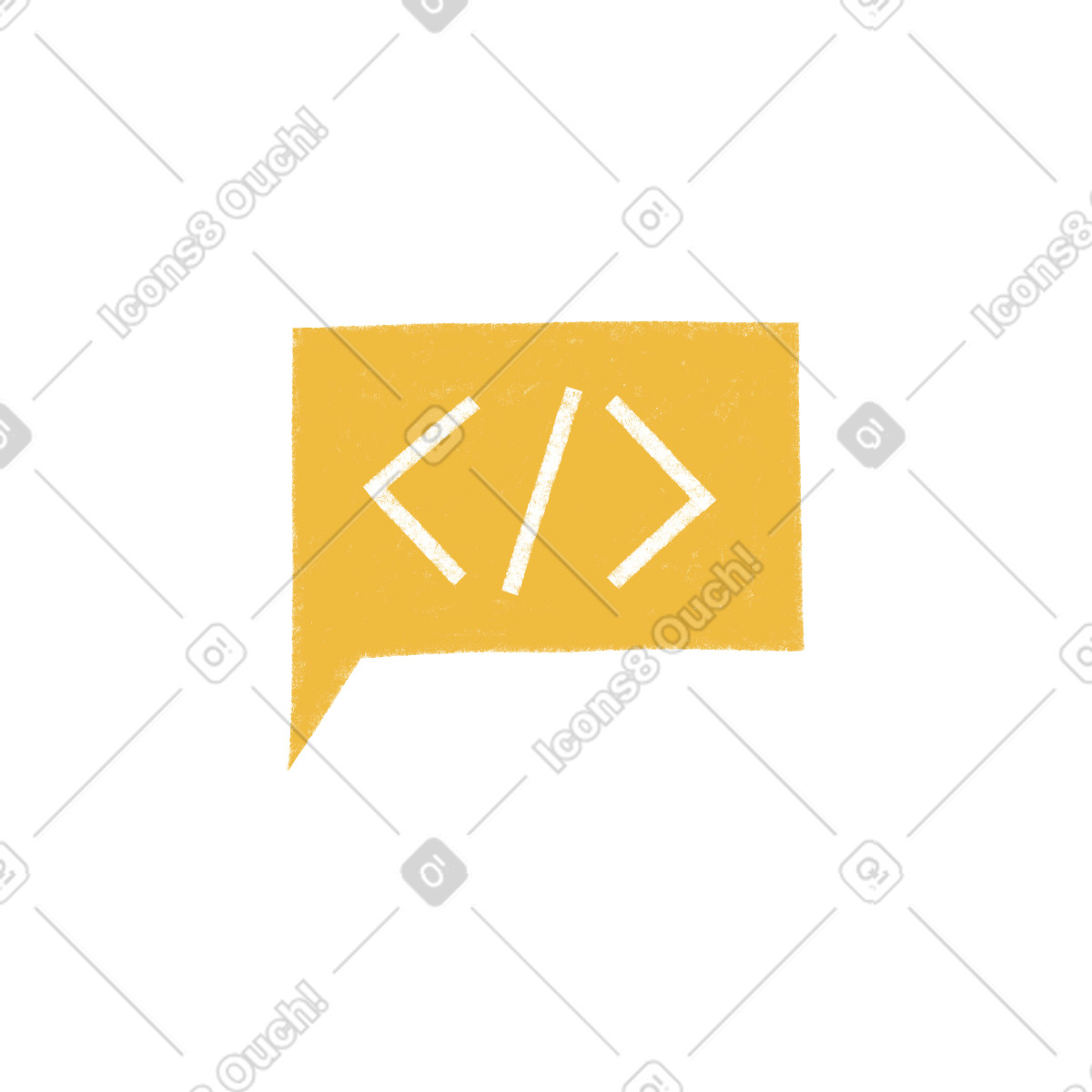 下载 Tutti 风格的 带有不等式符号的气泡 插画，支持 PNG、SVG 格式