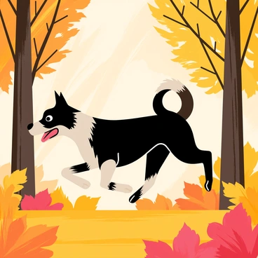 Realistic border collie