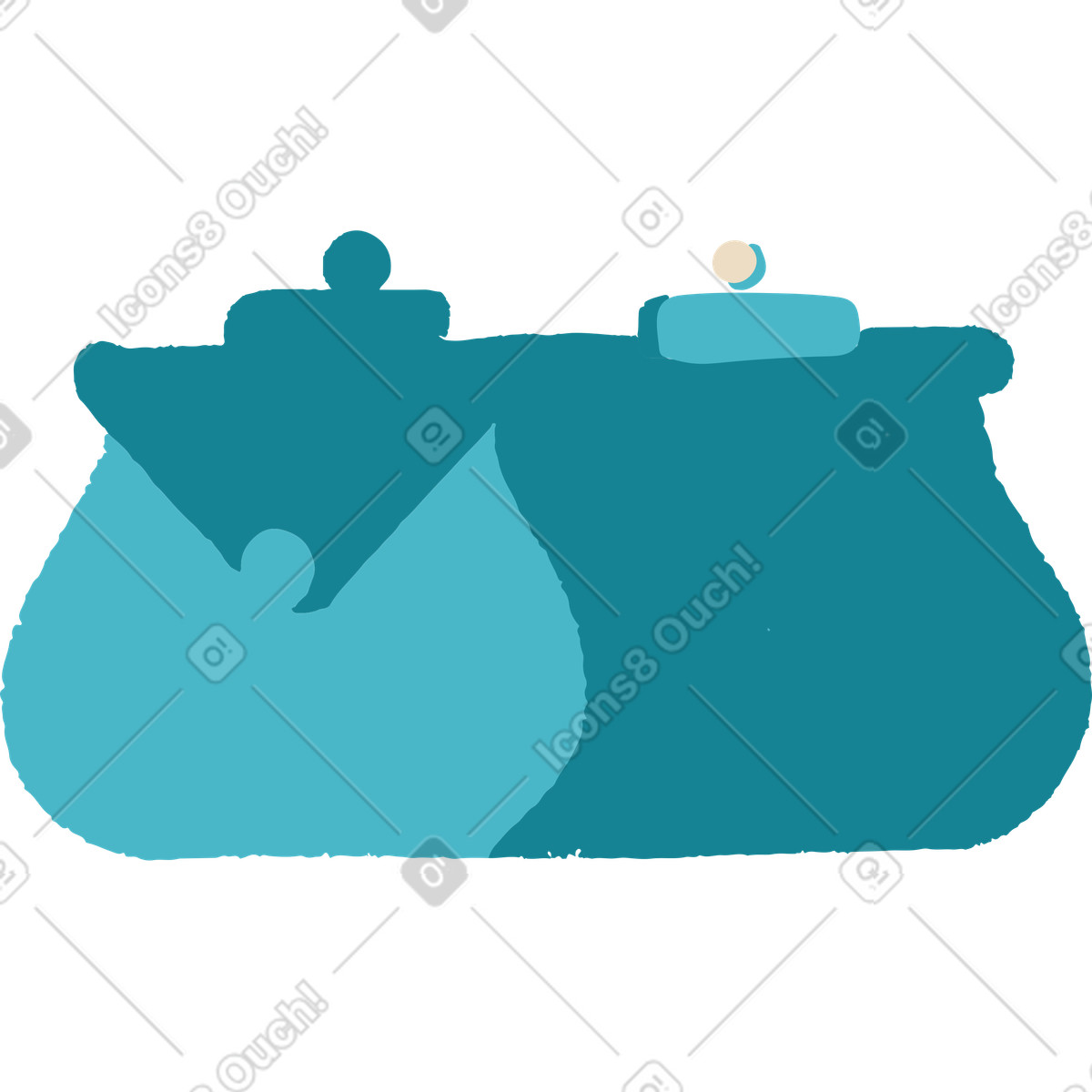 Ilustração de Bolsa em no estilo Flamenco para baixar em PNG, SVG