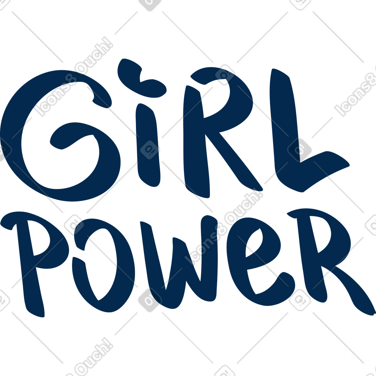 Potere della ragazza illustrazione in stile Flame scarica in PNG, SVG