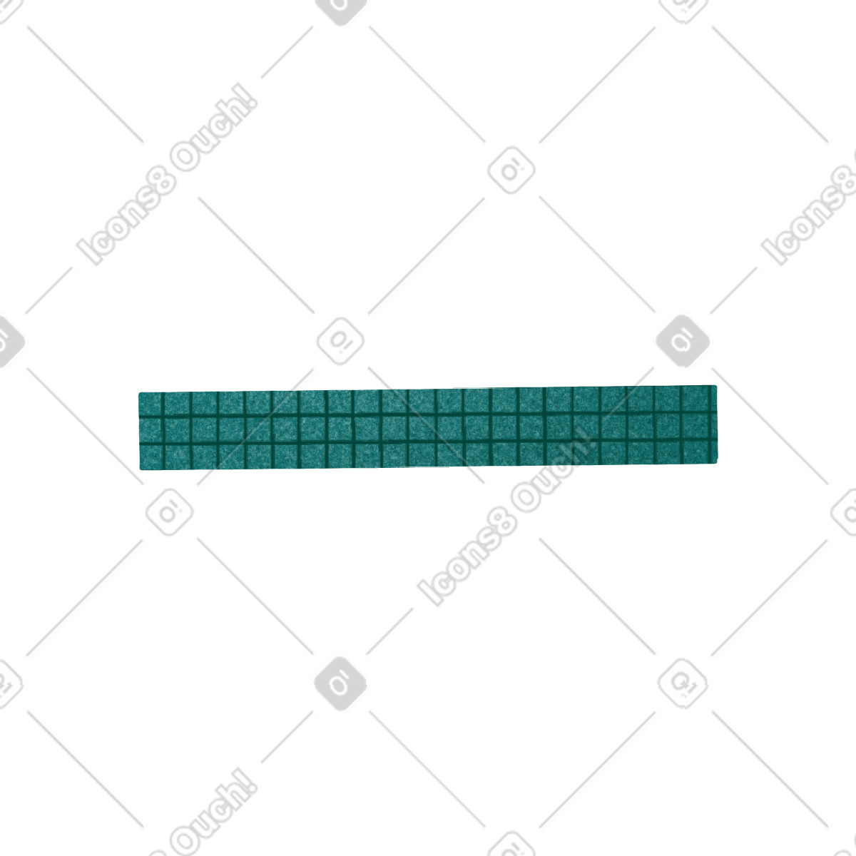Ilustración Dark green checkered box en estilo Willowy a descargar en PNG y SVG