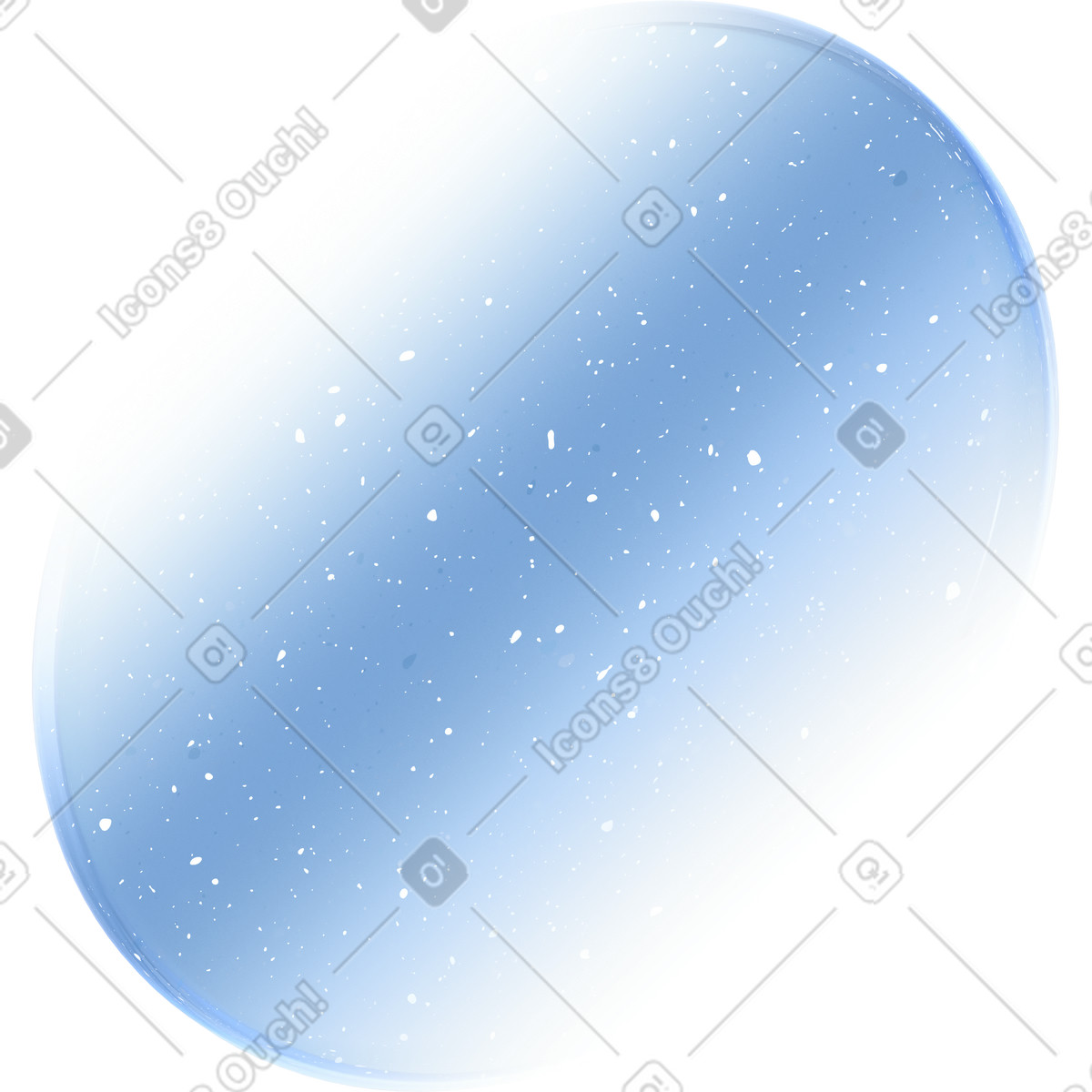 Ilustración Cilindro semitransparente en estilo 3D Glassy a descargar en PNG y SVG