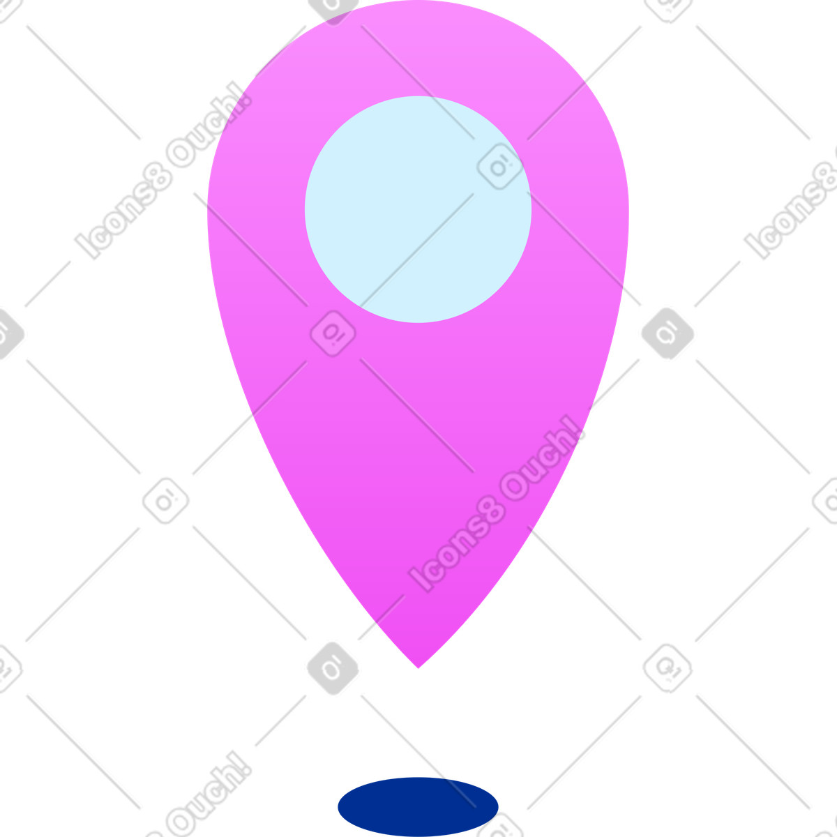 下载 Glossy 风格的 Destination location 插画，支持 PNG、SVG 格式