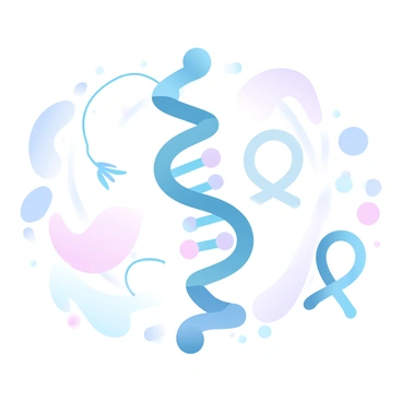 A tRNA molecule with an attached amino acid is depicted in a vibrant and colorful manner. Above the tRNA, a sequence of codons is visually represented, connected with clear lines showing the interaction between codons and the tRNA. The background consists of abstract shapes and patterns that suggest the complexity of cellular processes. Small ribosomes are illustrated nearby, enhancing the dynamic feel of the translation process. The overall color palette features gradient pastel colors, creating a vivid visual representation of molecular biology.
