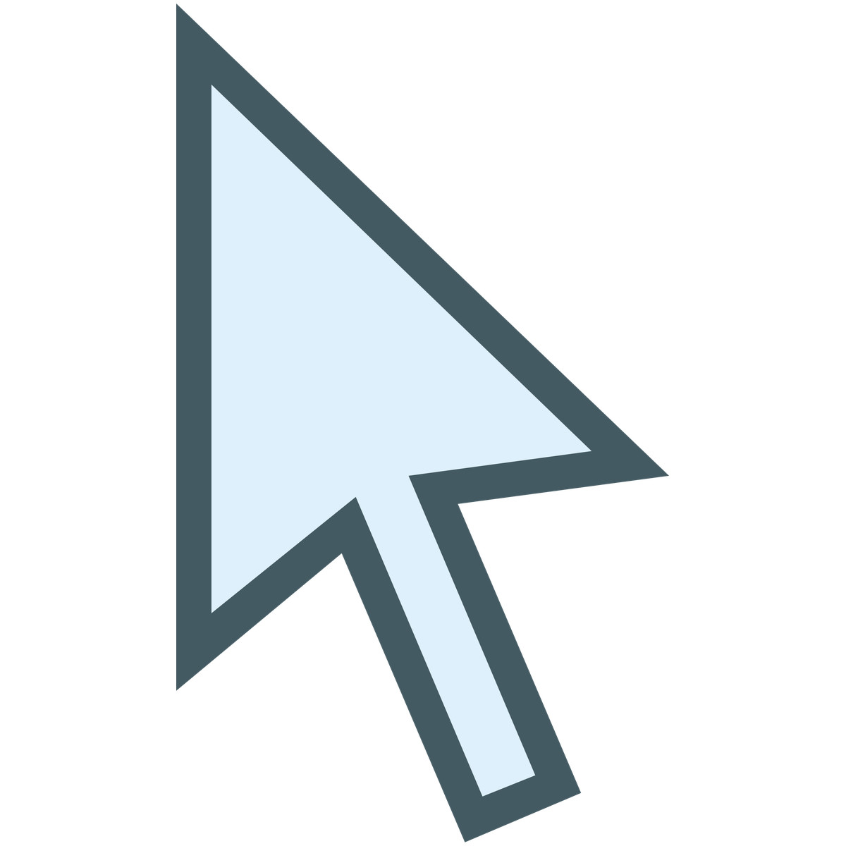 Mouse pointer illustration in PNG, SVG