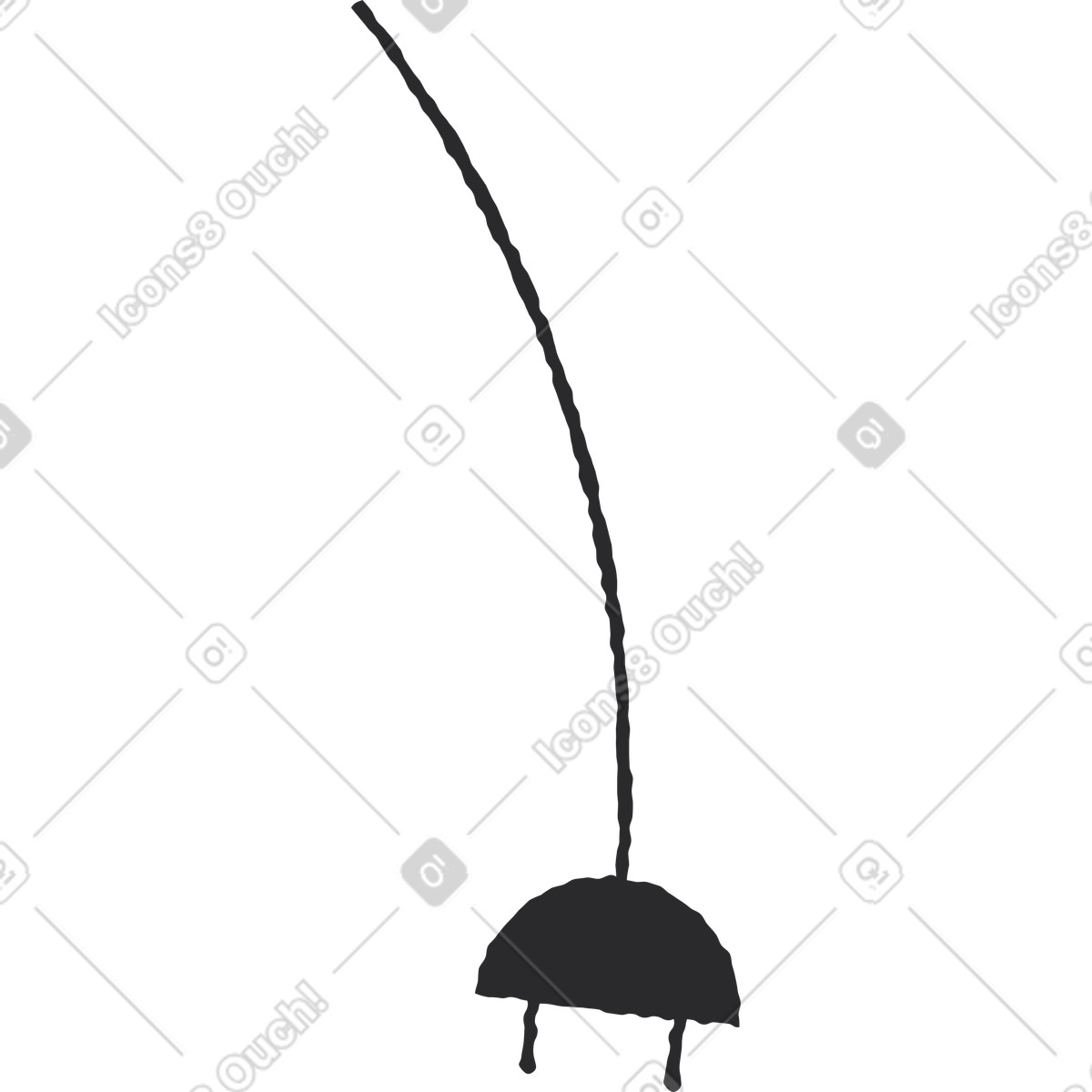 Ilustración Cable en estilo Pablo a descargar en PNG y SVG