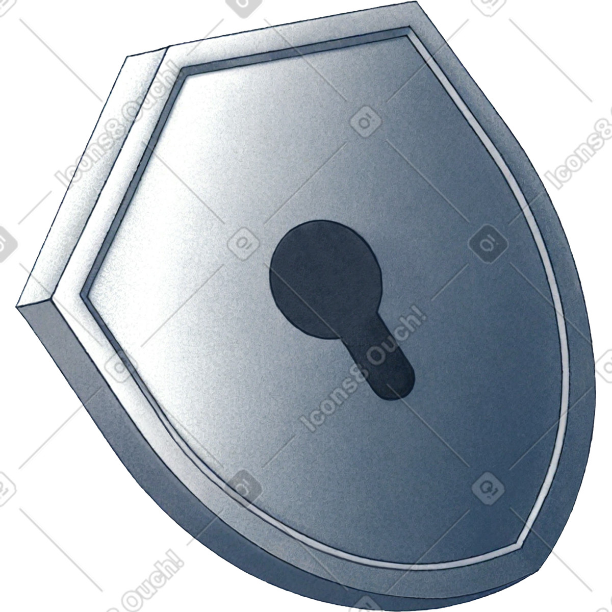 Schild-Illustration im Haze-Stil als Download in PNG, SVG